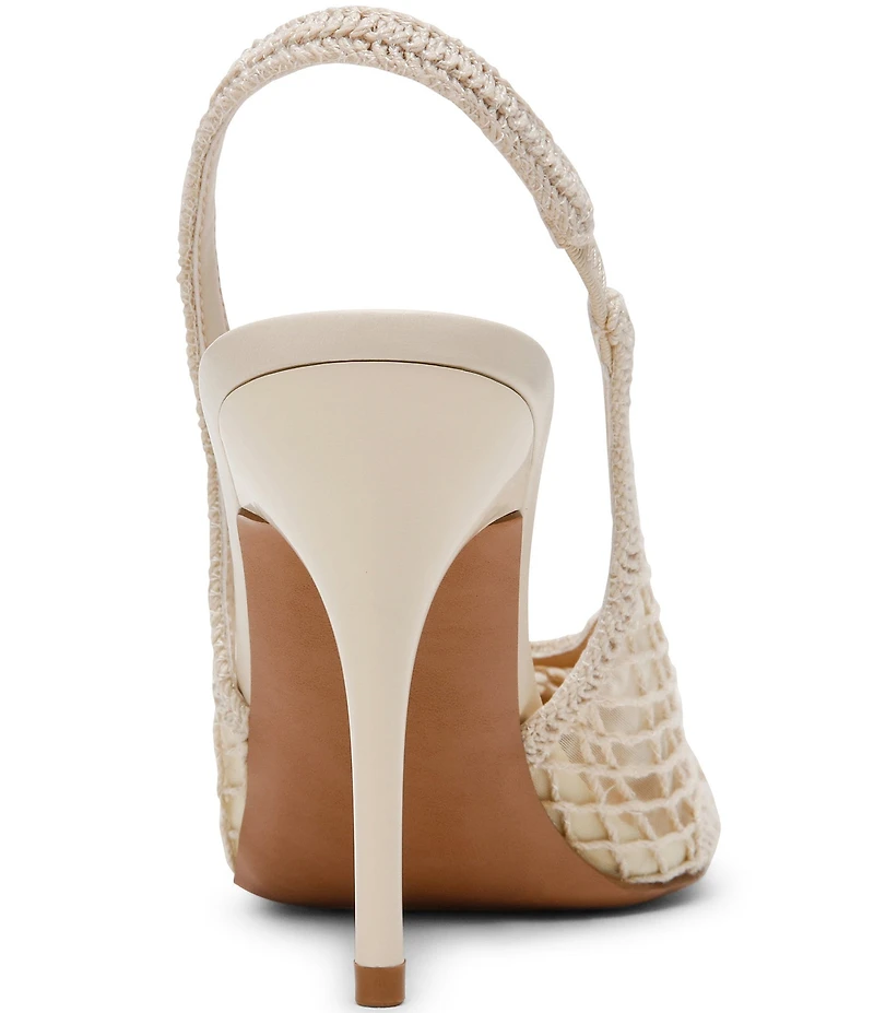 Steve Madden Andromeda Crochet Slingback Pumps