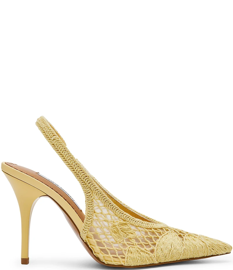 Steve Madden Andromeda Crochet Slingback Pumps