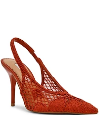 Steve Madden Andromeda Crochet Slingback Pumps