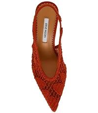 Steve Madden Andromeda Crochet Slingback Pumps