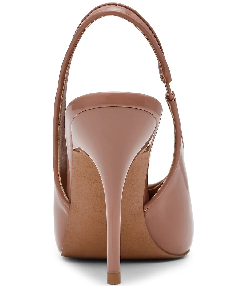 Steve Madden Andromeda Patent High Vamp Slingback Pumps