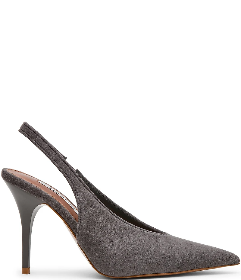 Steve Madden Andromeda Suede High Vamp Slingback Pumps