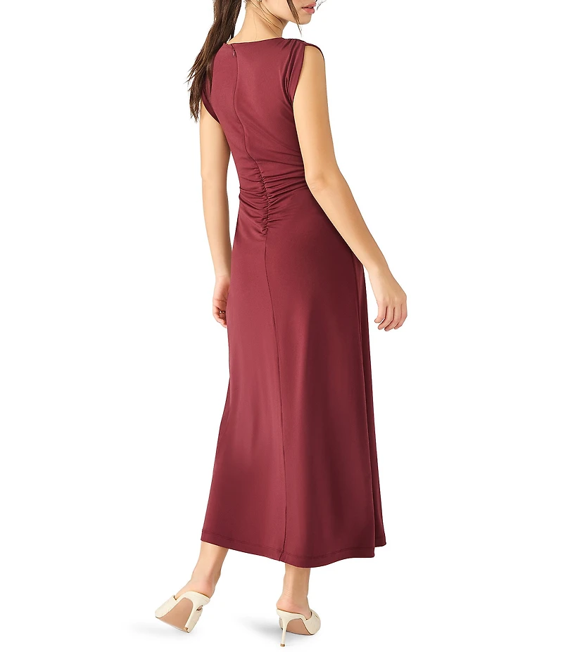 Steve Madden Arly High Neck Midi Knit Wrap Dress