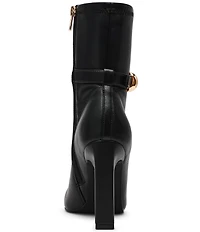 Steve Madden Aroma Hardware Detail Belt Strap Booties