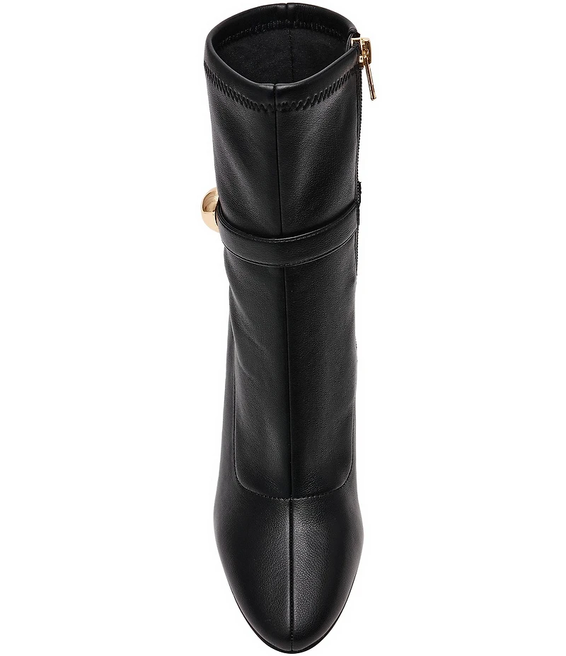 Steve Madden Aroma Hardware Detail Belt Strap Booties