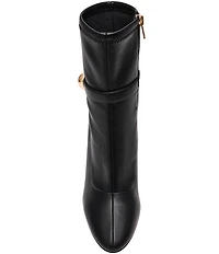 Steve Madden Aroma Hardware Detail Belt Strap Booties