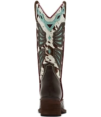Steve Madden Arroyo Leather Cow Print Haircalf Western Boots