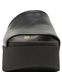 Steve Madden Arwen Leather Platform Slide Sandals
