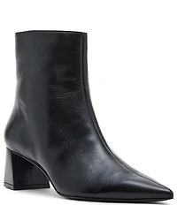 Steve Madden Ashli Leather Pointed Toe Booties