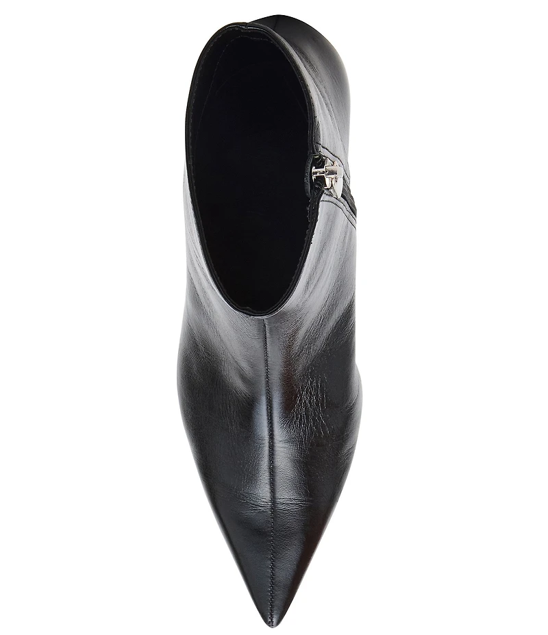 Steve Madden Ashli Leather Pointed Toe Booties