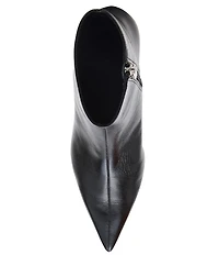 Steve Madden Ashli Leather Pointed Toe Booties
