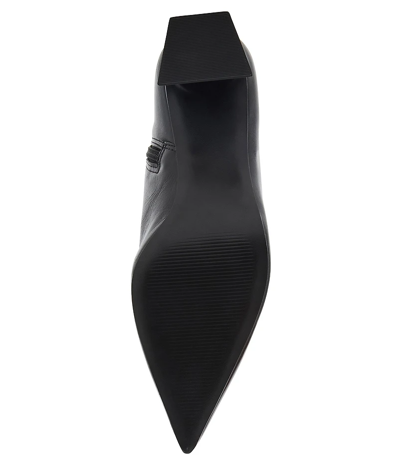 Steve Madden Ashli Leather Pointed Toe Booties