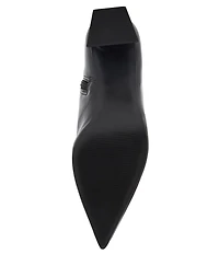 Steve Madden Ashli Leather Pointed Toe Booties