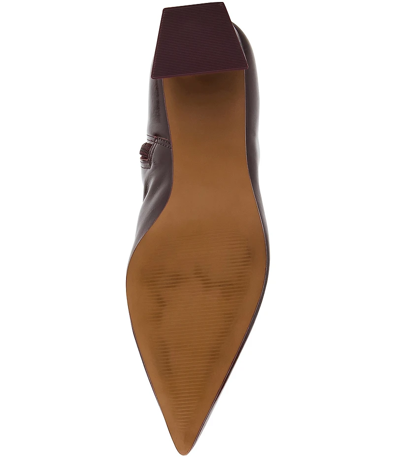 Steve Madden Ashli Leather Pointed Toe Booties