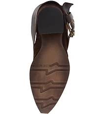 Steve Madden Ashwood Suede Foldover Grommet Buckle Strap Hardware Block Heel Tall Boots