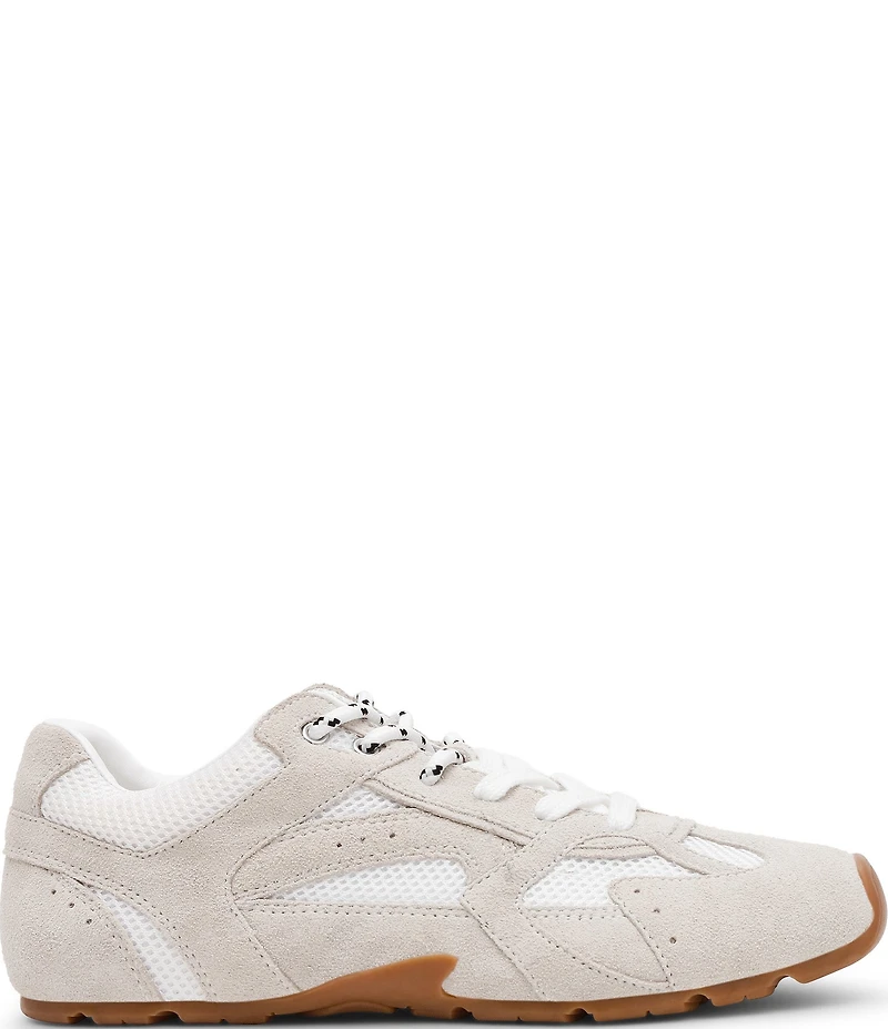 Steve Madden Aziel Suede Low Top Lace Up Sneakers