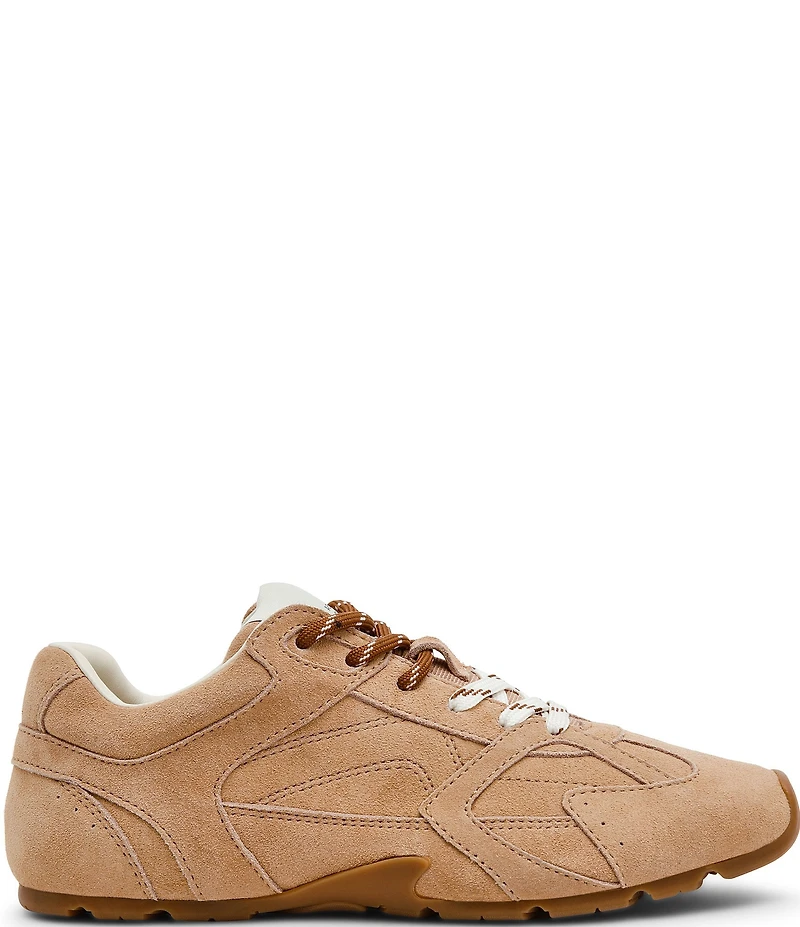 Steve Madden Aziel Suede Low Top Lace Up Sneakers