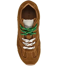 Steve Madden Aziel Suede Low Top Lace Up Sneakers