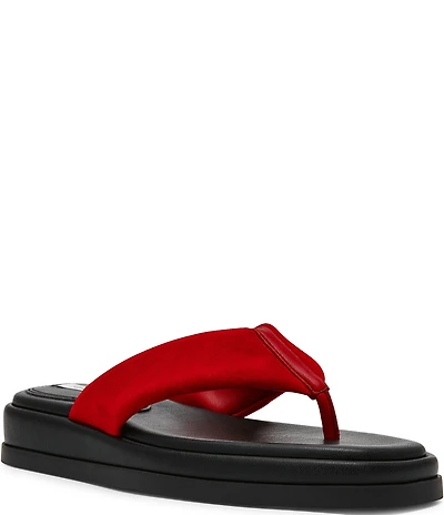 Steve Madden Bella Suede Platform Flip Flops