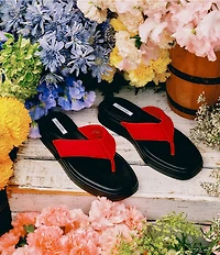 Steve Madden Bella Suede Platform Flip Flops