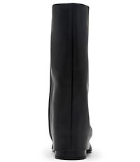 Steve Madden Benton Leather Foldover Moto Tall Boots