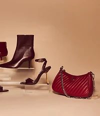 Steve Madden Solid Tonal Quilted Chain Crossbody Bag