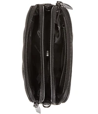 Steve Madden Solid Tonal Quilted Chain Crossbody Bag