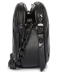 Steve Madden Solid Tonal Quilted Chain Crossbody Bag