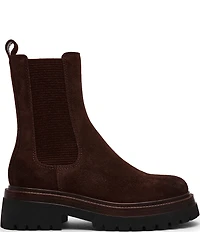 Steve Madden Blitzen Suede Chelsea Platform Booties