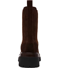 Steve Madden Blitzen Suede Chelsea Platform Booties