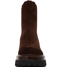 Steve Madden Blitzen Suede Chelsea Platform Booties