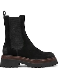 Steve Madden Blitzen Suede Chelsea Platform Booties
