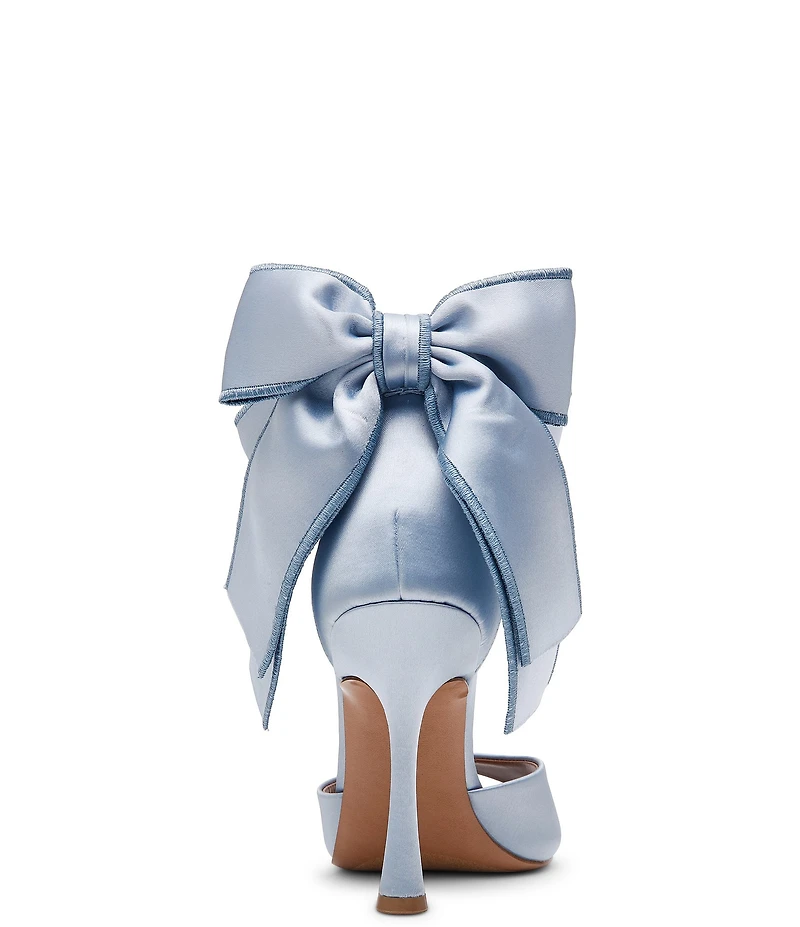 Steve Madden Bougie Satin Bow Detail Dress Sandals