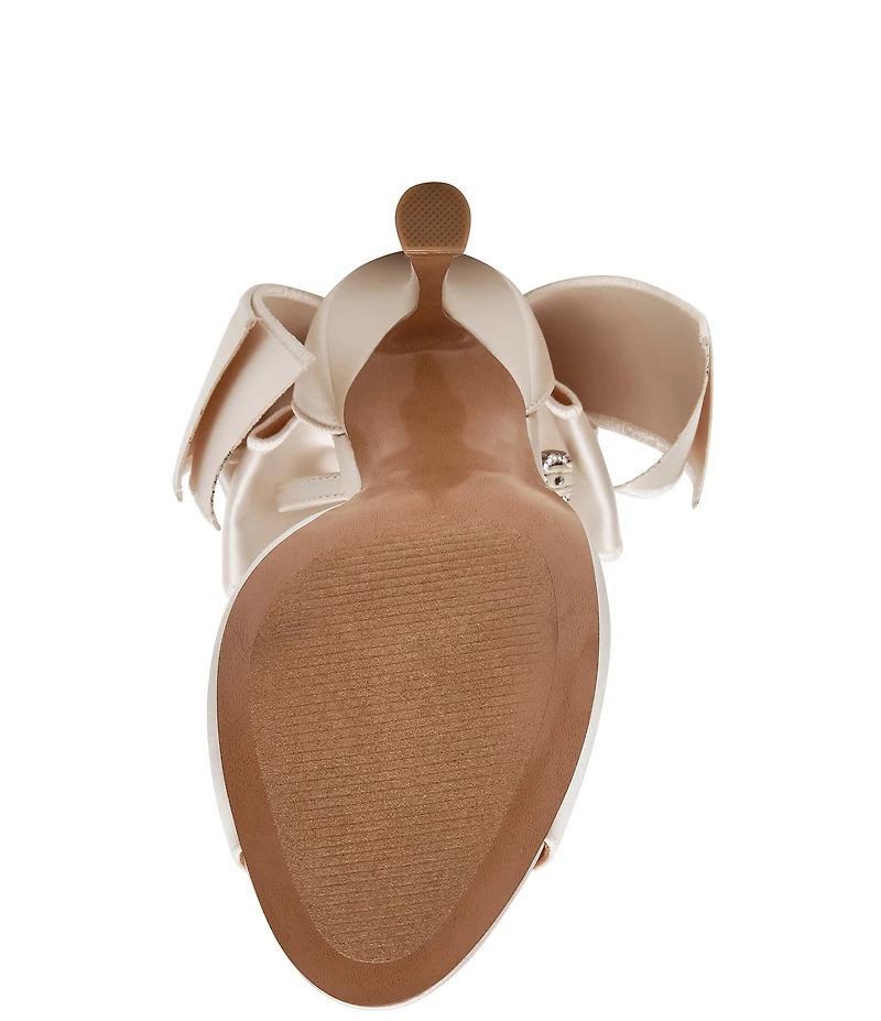 Steve Madden Bougie Satin Bow Detail Dress Sandals