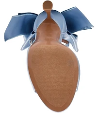 Steve Madden Bougie Satin Bow Detail Dress Sandals