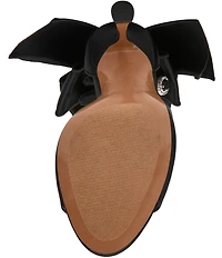 Steve Madden Bougie Satin Bow Detail Dress Sandals