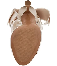 Steve Madden Bougie Satin Bow Detail Dress Sandals