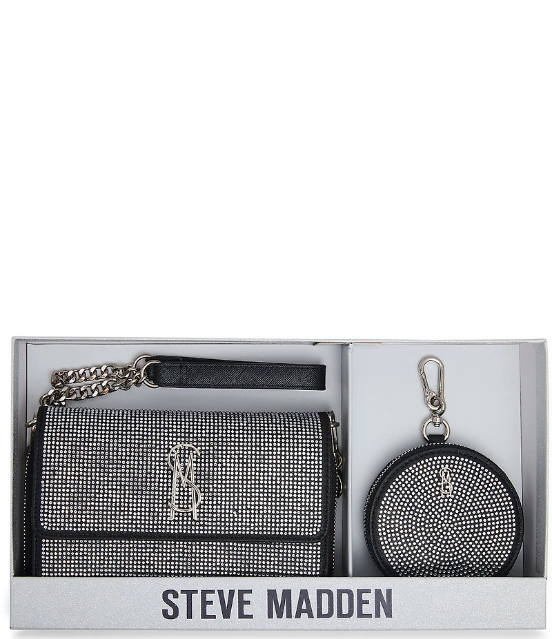 Steve Madden Boxed Wallet Crossbody Bag with Pouch
