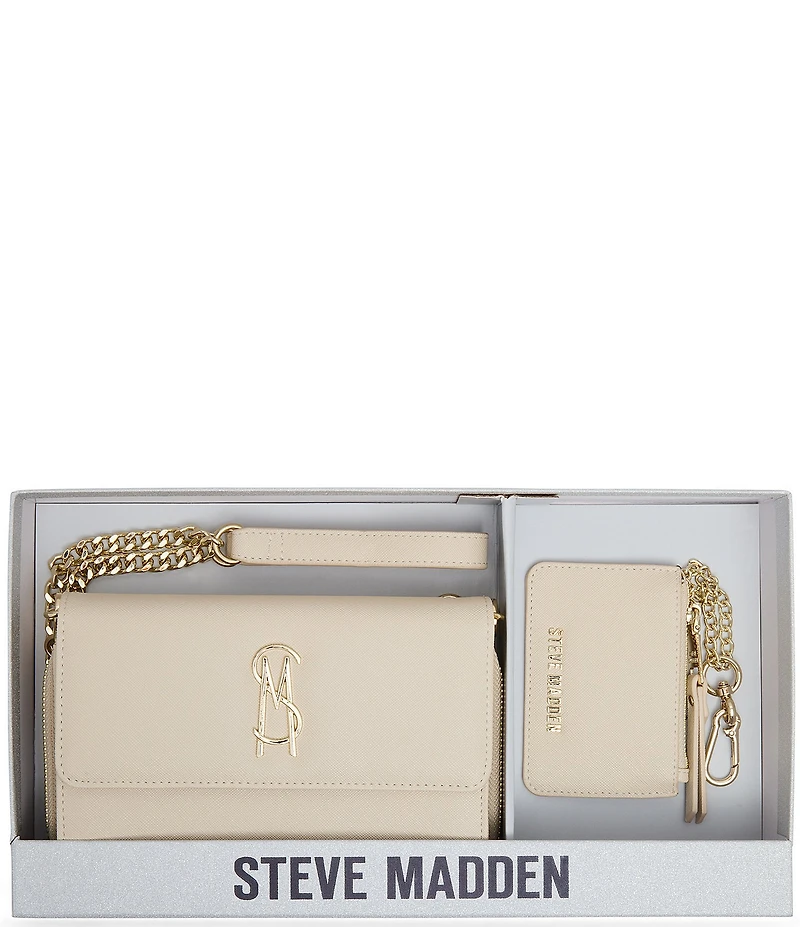 Steve Madden Boxed Wallet On A Chain Crossbody Bag