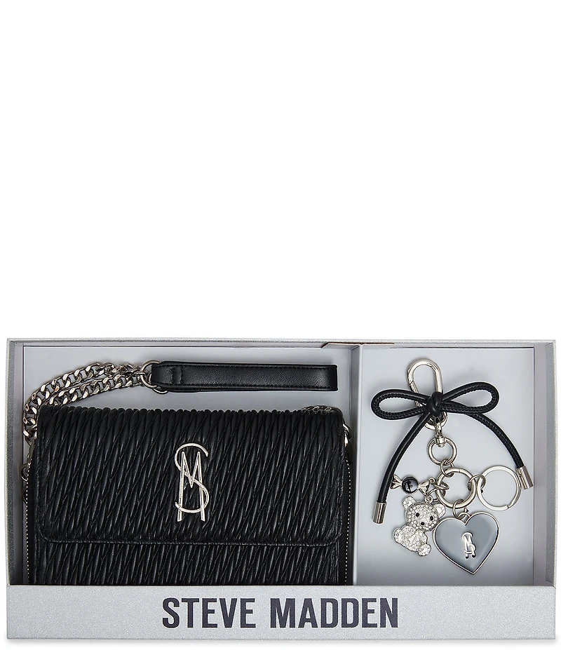 Steve Madden Boxed Wallet on a Chain Crossbody Bag