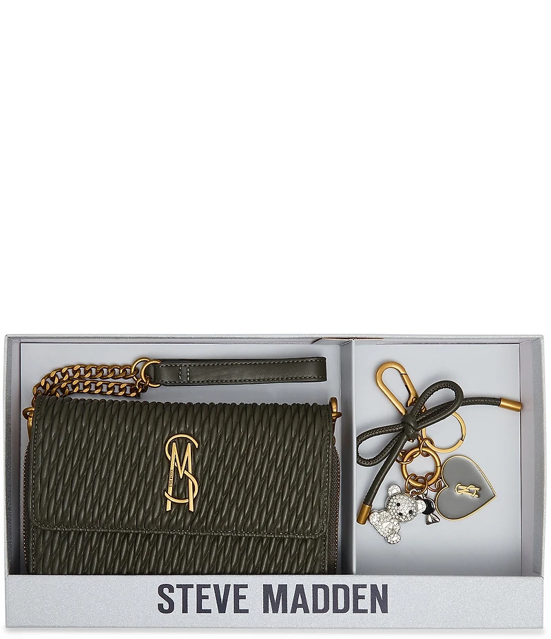 Steve Madden Boxed Wallet on a Chain Crossbody Bag