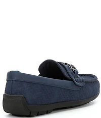 Steve Madden Boys' Justinn Nubuck Leather Bit Buckle Loafers (Youth)