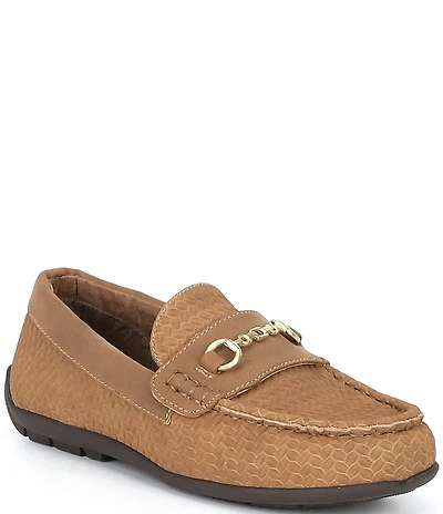 Steve Madden Boys' Justinn Nubuck Leather Bit Buckle Loafers (Toddler)