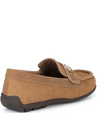Steve Madden Boys' Justinn Nubuck Leather Bit Buckle Loafers (Toddler)