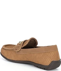 Steve Madden Boys' Justinn Nubuck Leather Bit Buckle Loafers (Toddler)