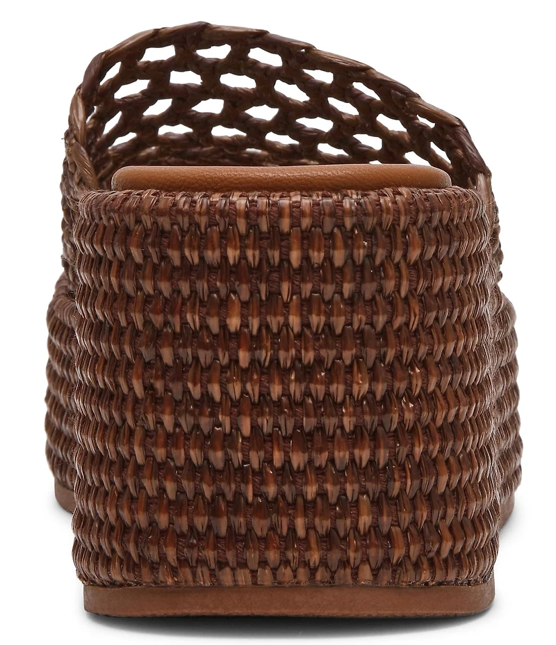 Steve Madden Brandy Woven Platform Wedge Slide Sandals