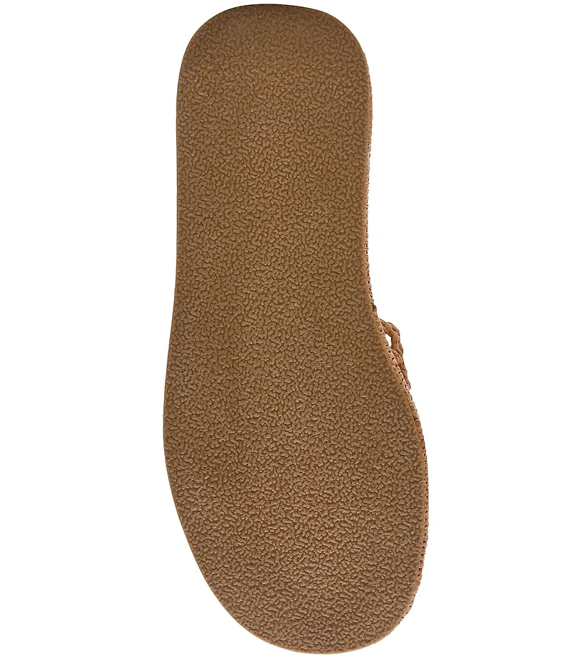 Steve Madden Brandy Woven Platform Wedge Slide Sandals