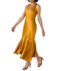 Steve Madden Cade V-Neck Sleeveless Midi Dress