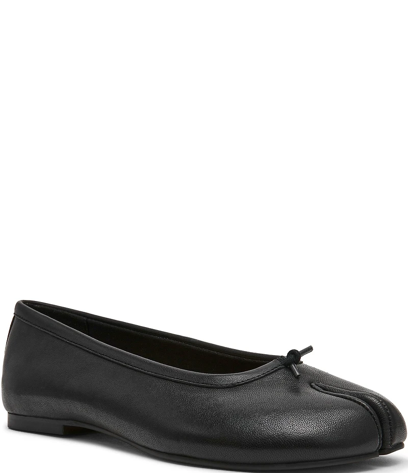 Steve Madden Calico Leather Split Toe Ballet Flats