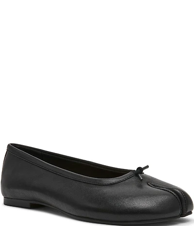 Steve Madden Calico Leather Split Toe Ballet Flats